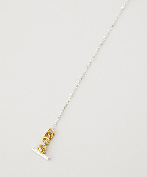 Line Coil Heartネックレス LAPUIS